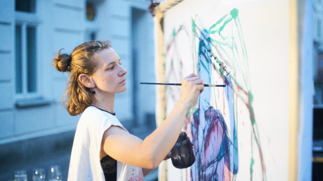 HANNAH-CHRISTINA NEBOSIS Live Painting
